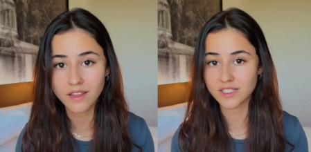 Irene, en un momento del vídeo