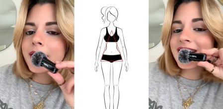 La diseñadora de moda Patrilovestrack habla sobre los tipos de cuerpo en uno de sus vídeos de TikTok