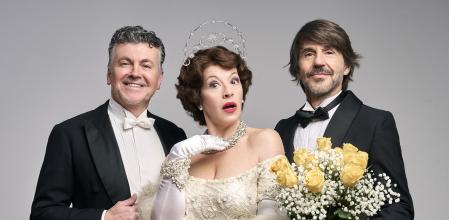 Marta Ribera, Santi Millán, y Ramon Gener protagonizarán la comedia 'Glorious!' en el Poliorama