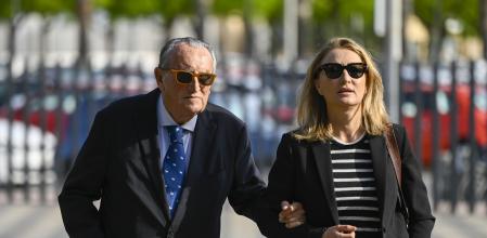 El expresidente de la Diputación de Castellón y del PP provincial Carlos Fabra a su llegada a la Audiencia de Castellón&nbsp;
