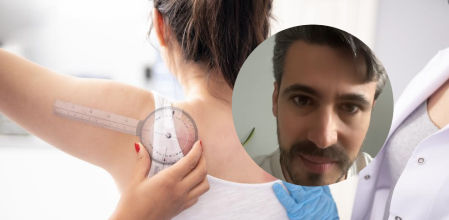 Una mujer con fibromialgia