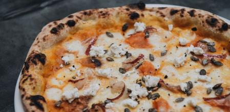Pizza de calabaza de la Sartoria Panatieri, en Barcelona