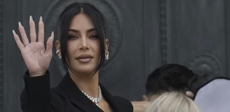 Kim Kardashian, el pasado 13 de mayo, el día en que declaró en el juicio por el robo sufrido en octubre del 2016. (AP Photo/Aurelien Morissard)