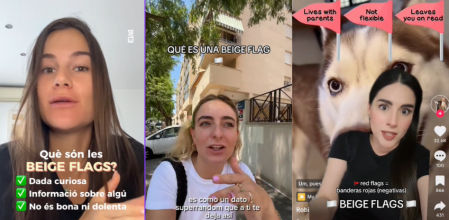 Las ‘beige flags‘ son comportamientos que desconciertan o que no aportan nada, pero tampoco llevan directamente a rechazar a nadie