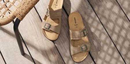 Sandalias GEOX para hombre en color beige