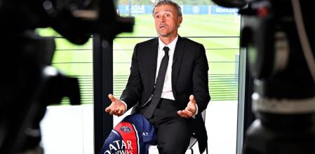 Luis Enrique en una imagen del documental que puedes ver en Movistar Plus+