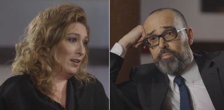 Estrella Morente y Risto Mejide en 'Viajando con Chester'.