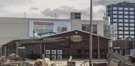 El polígono de Alfafar junto al centro comercial MN4, afectado por la dana cuando se cumplían seis meses de las inundaciones&nbsp;