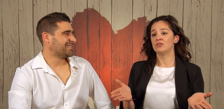 Juan Manuel y Melanie en 'First Dates'