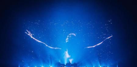 Una actuación musical en el recinto del Sónar Noche