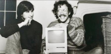 Bill Atkinson junto a Steve Jobs