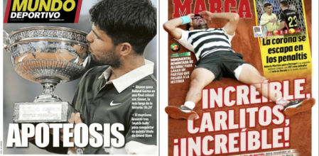 Las portadas de Mundo Deportivo y Marca.