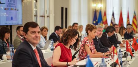 Una imagen de la conferencia de presidentes de Barcelona 