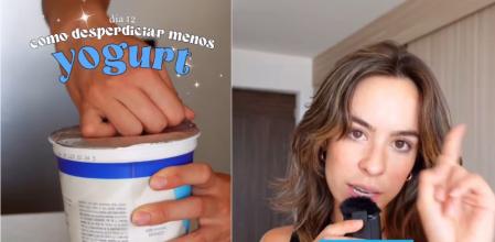 Una ingeniera en alimentos revela el truco para no desperdiciar yogurt.