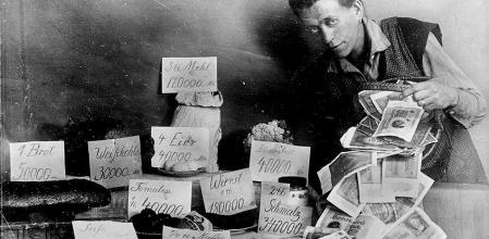 El precio de los alimentos durante la hiperinflación alemana, 1923