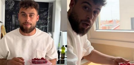 El frutero Raúl Cardaba muestra el truco definitivo para que las frambuesas se conserven perfectamente varios días en la nevera