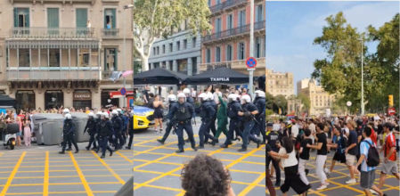 El centro de Barcelona ha sido un caos por la aparición de un famoso tiktoker y la multitud ha obligado a la policía a cortar el tráfico