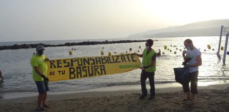 Campaña de Greenpeace contra la 'basuraleza'.
