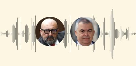 Koldo García y Santos Cerdán<br>