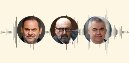 Koldo García y Santos Cerdán (4) y José Luis Ábalos, Koldo García y Santos Cerdán (5)