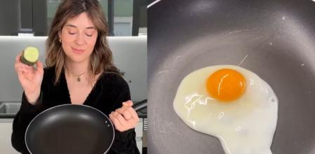El truco para sustituir el aceite y que no se pegue el huevo a la sartén.