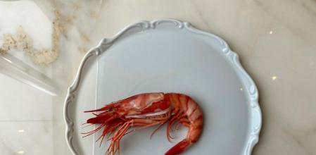 La gamba roja de Dénia, en Deessa, del&nbsp;Mandarin Oriental Ritz