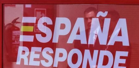 Sánchez compareció el jueves desde la sede del PSOE&nbsp;