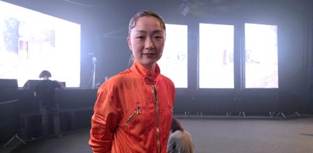 Xin Liu, poco antes de su conferencia en el Sónar 2025.