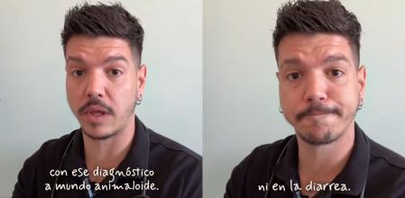 El veterinario Adrián Conde