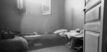 Interior de una celda en el antiguo convento de la calle Valmajor&nbsp;