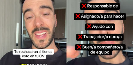 Un experto en carrera laboral explica qué palabras es recomendable evitar en el CV.