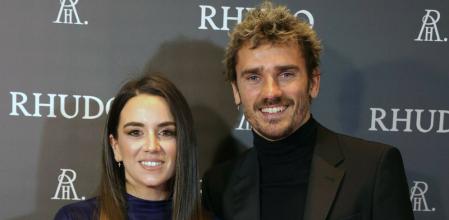 Erika Choperena y Antoine Griezmann, en una iamgen de archivo.