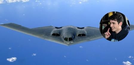 El avión bombardero silencioso B-2 de la fuerza aérea estadounidense