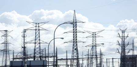 Torres de alta tensión.&nbsp;