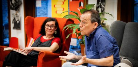 Teresa Ferré Panisello y Francesc Salgado, presentaron en la Documenta <i>Una intrusa en la prensa. Periodismo y República (1927-1931)</i>, de Irene Polo