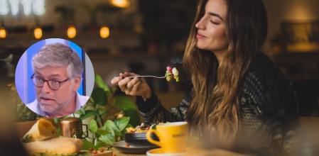 Gonzalo Guerra, médico digestivo, recomienda comer más despacio y masticar mejor.