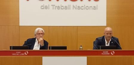 Josep Sánchez Llibre i Xavier Vilajoana, durante su comparecencia
