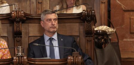 Jordi Martí, durante el pleno municipal del mes del pasado junio&nbsp;