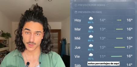 Santi en un momento del vídeo