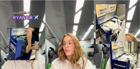 No la dejaron subir al avión