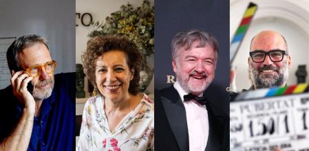 De izquierda a derecha, Tono Folguera, Miriam Porté, Edmon Roch y Oriol Maymó