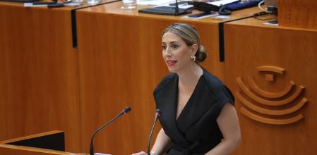 La presidenta de la Junta de Extremadura, María Guardiola.