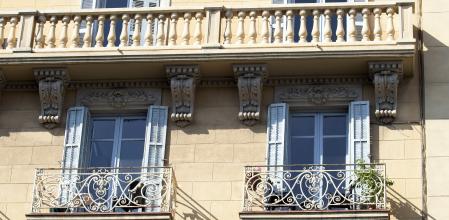 Dos habitaciones en un piso de alquiler situado en Barcelona