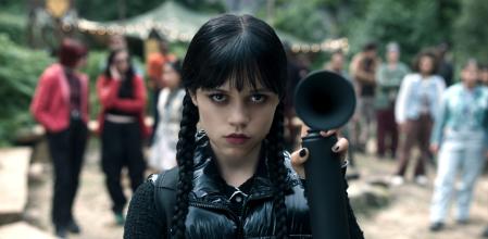 Jenna Ortega como Miércoles Addams.