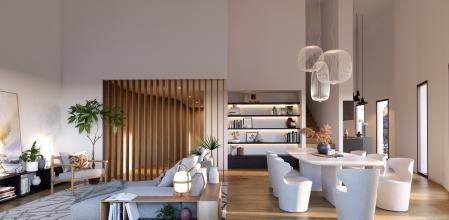 Interior de una de las viviendas