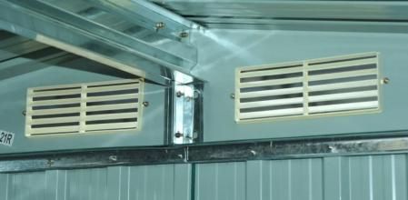 Cuenta con respiraderos para que no se acumule tanto el calor