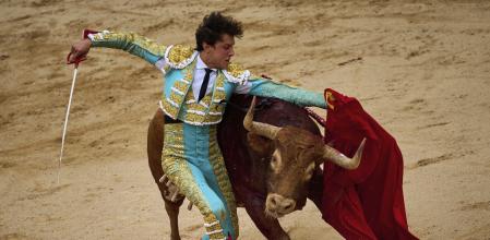 El diestro Andrés Roca Rey este viernes en Pamplona