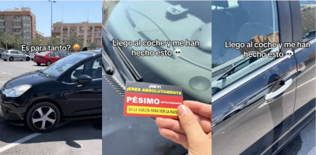 Le orinaron la puerta