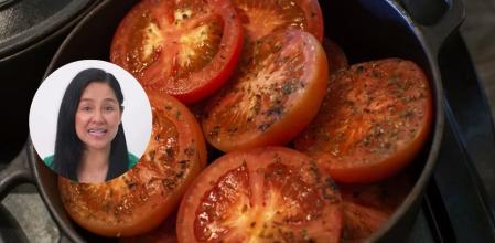 Paola Martínez, doctora en medicina funcional, habla sobre los beneficios de combinar el tomate y el aceite de oliva.