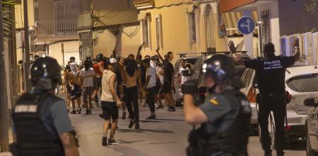 12-07-2025.CARTAGENA.DISTURBIOS TORRE PACHECO, MURCIA .FOTO JM RODRIGUEZ